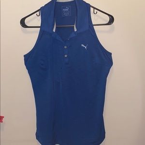 Sleeveless Puma golf/tennis polo